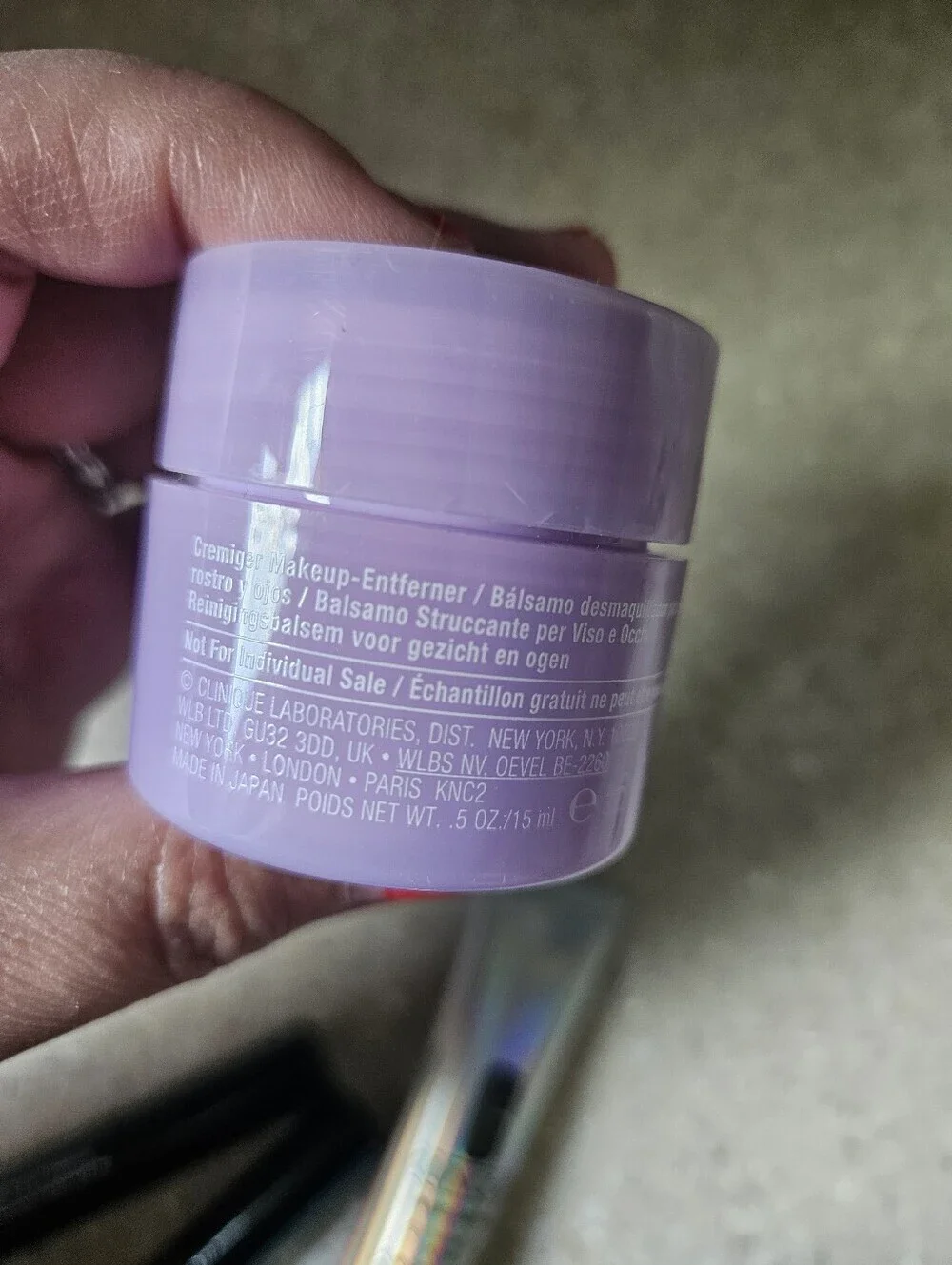 Clinique Purple Take The Day Off Balm with Black Mascaras and Primer Bundle